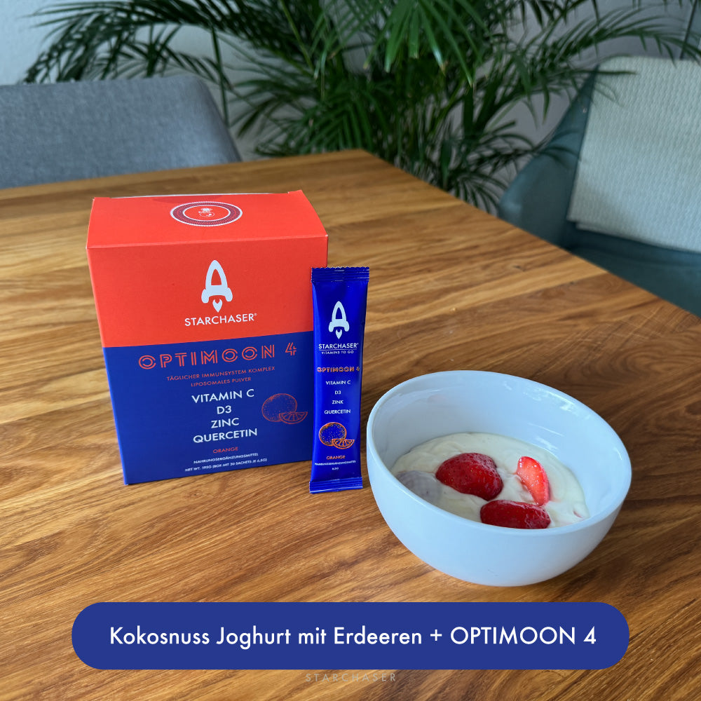 OPTIMOON 4 Frühstücks Idee mit Kokosnuss Joghurt | STARCHASER Nutrition